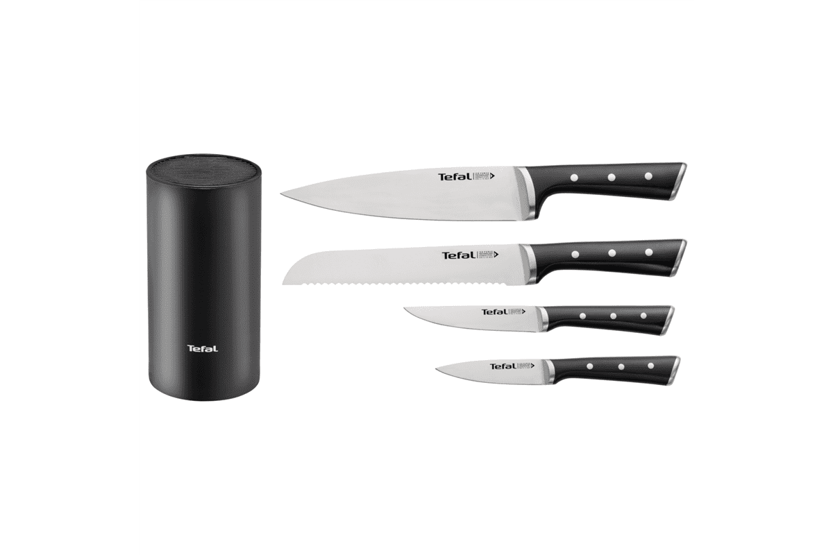 Sada nožů Tefal Ice Force K2325S75 4 ks + blok