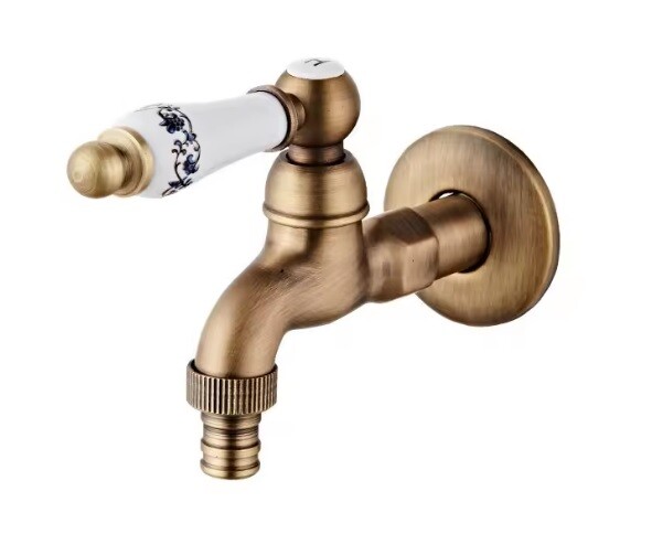 Eco produkty Mosazný nástěnný zahradní ventil 1/2