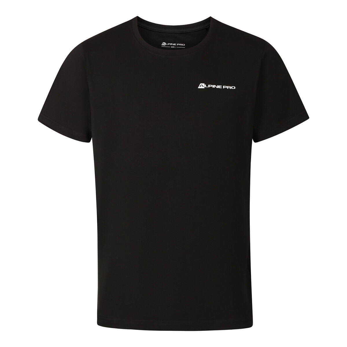 Pánské bavlněné triko s fine cotton alpine pro frab černá s