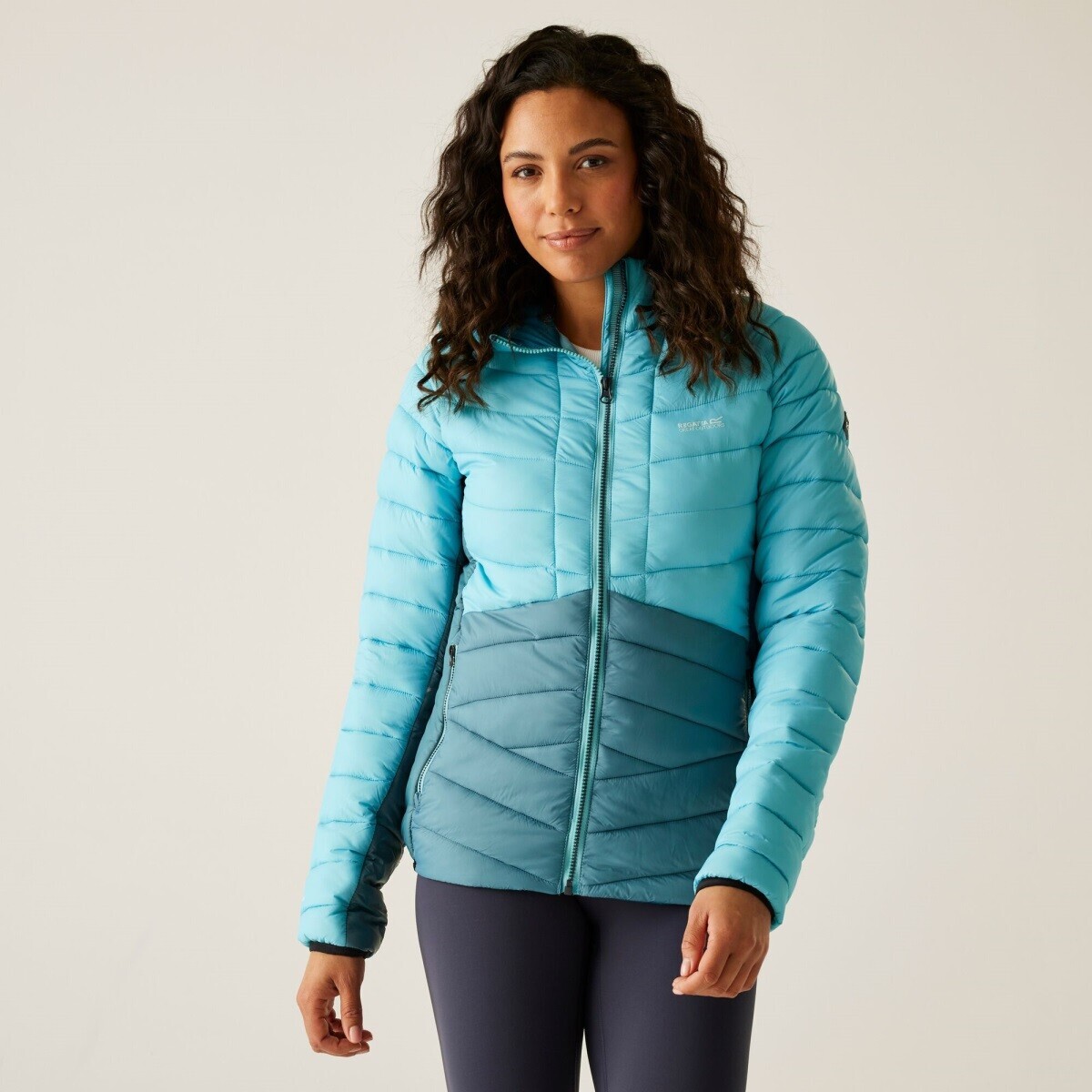 Dámská prošívaná bunda regatta dalent modrá 36
