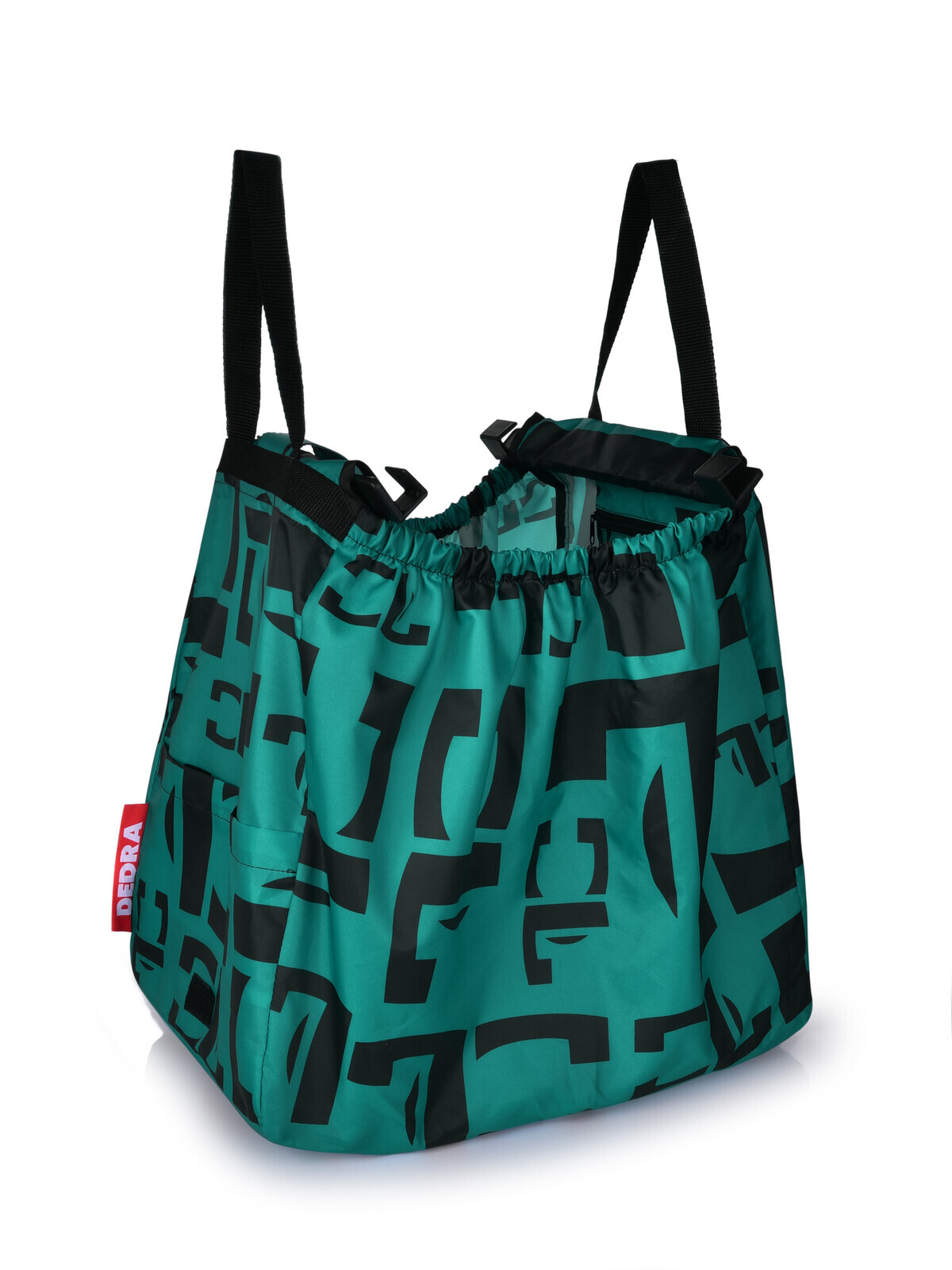 MEGATAŠKA TROLEY | 60 L | skládací taška do nákupního vozíku | extra pevná se suchým zipem