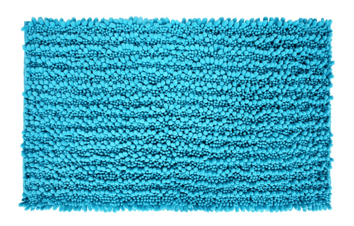 SASANKA® | koupelnová předložka | 80 × 50 cm | jemné 3D mikrovlákno | protiskluzová úprava | tyrkysová