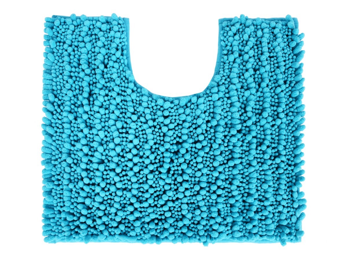 SASANKA® | WC předložka | 50 × 45 cm | jemné 3D mikrovlákno | protiskluzová úprava | tyrkysová