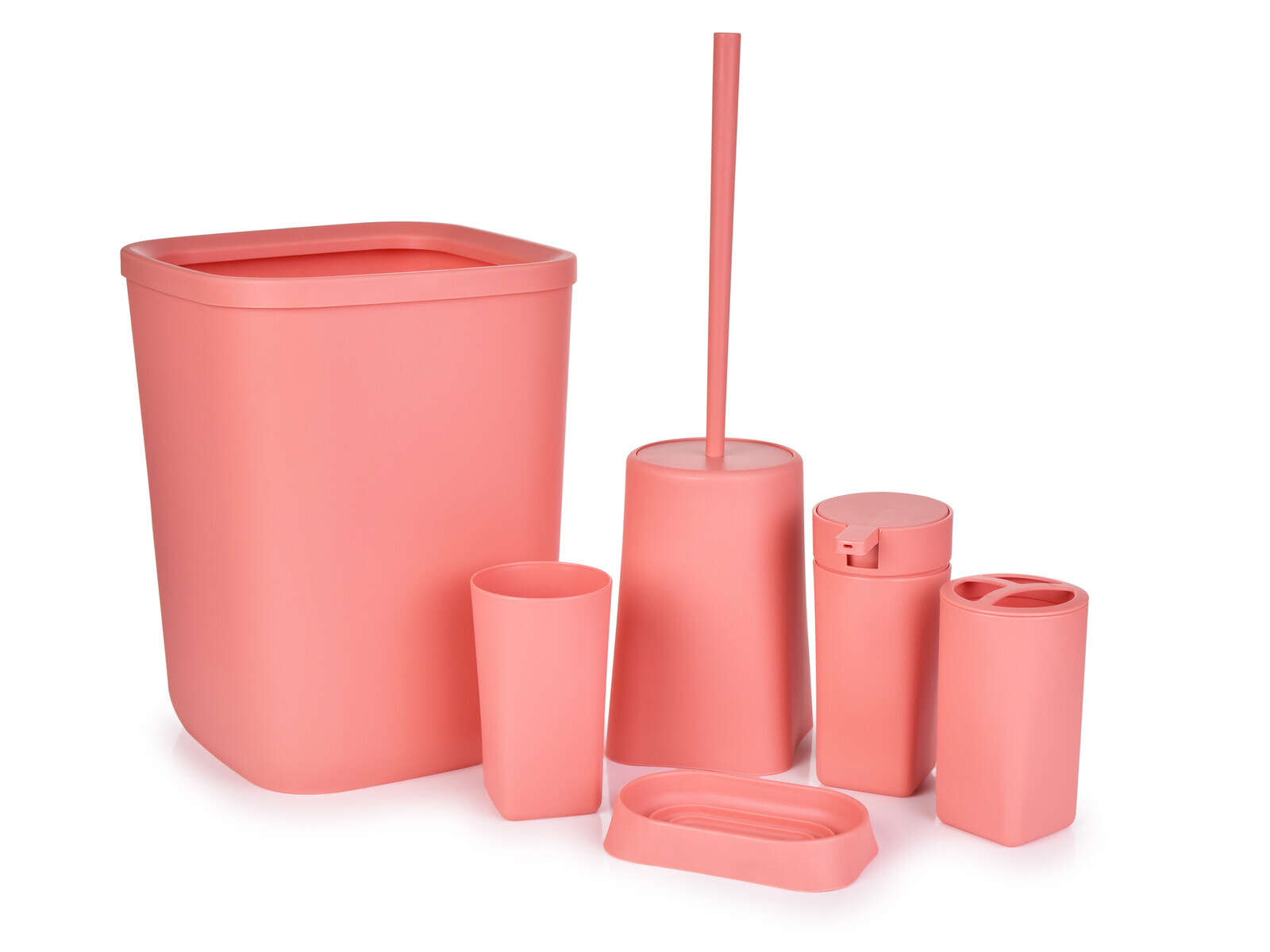 SPA | sada koupelnových doplňků | 6 dílů | lososová