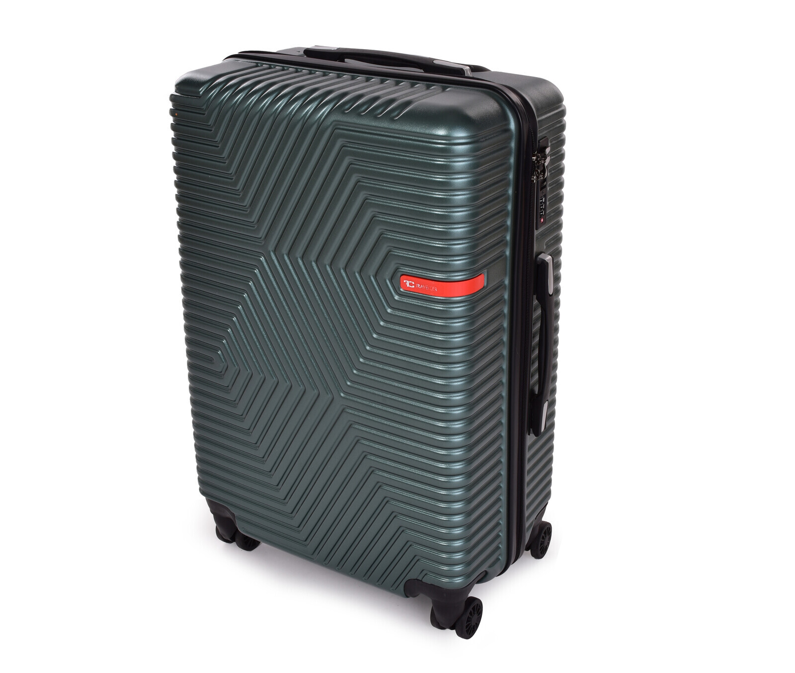 FC TRAVELLER | střední cestovní kufr 66 cm | 4 kolečka 360°, TSA zámek & výsuvná rukojeť | petrolejový