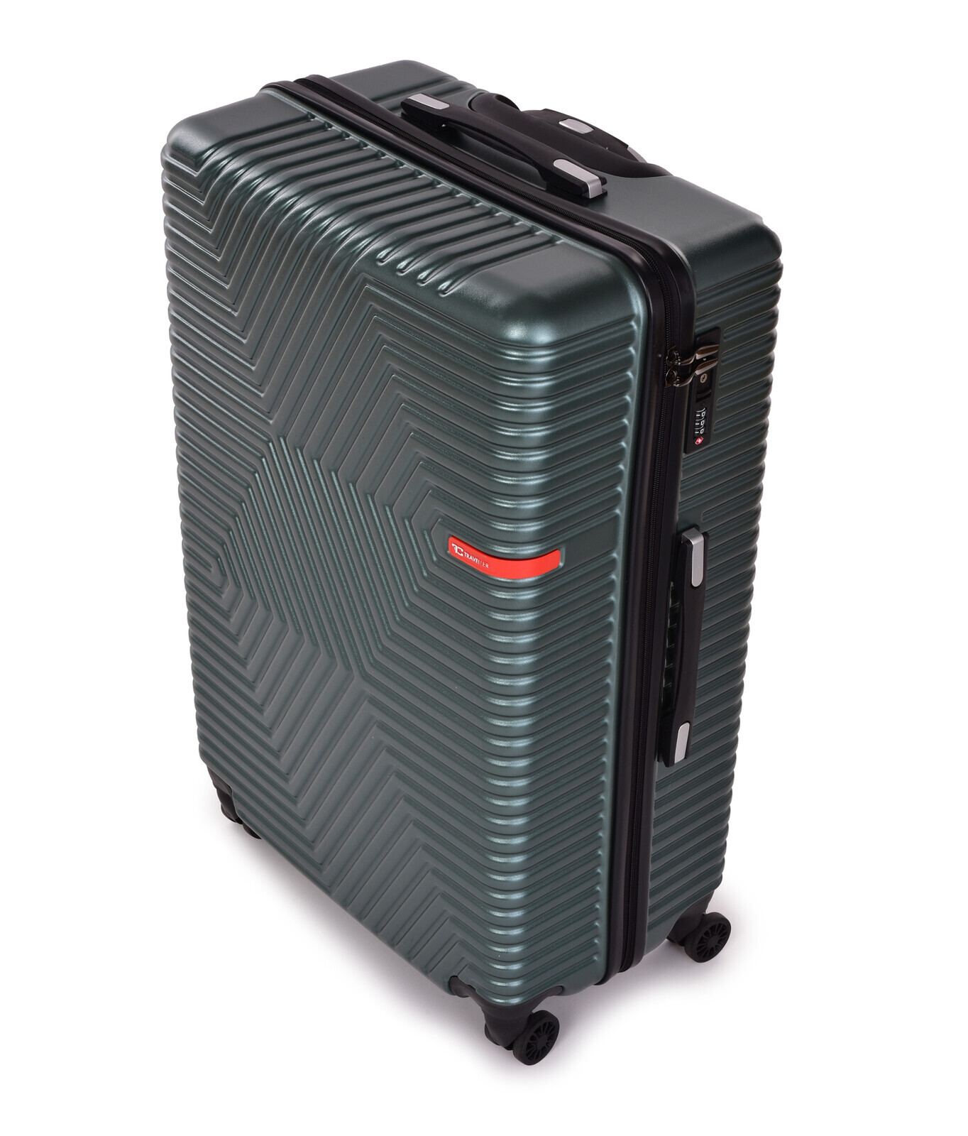 FC TRAVELLER | velký cestovní kufr 76 cm | 4 kolečka 360°, TSA zámek & výsuvná rukojeť | petrolejový