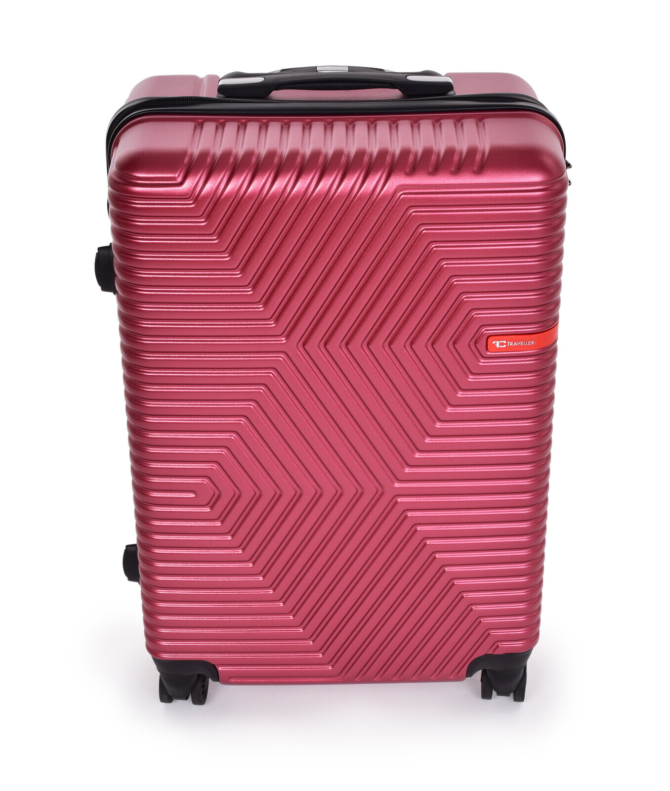 FC TRAVELLER | střední cestovní kufr 66 cm | 4 kolečka 360°, TSA zámek & výsuvná rukojeť | vínový