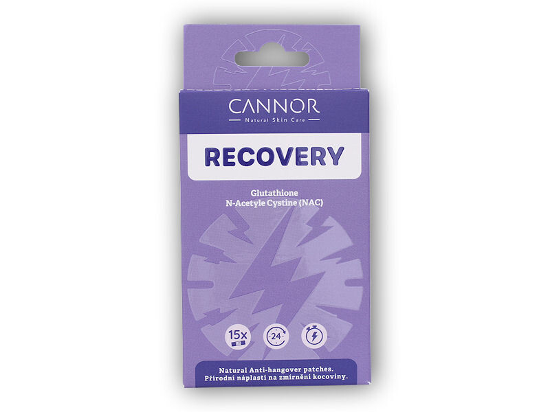 Cannor Přírodní náplasti Recovery 15 ks