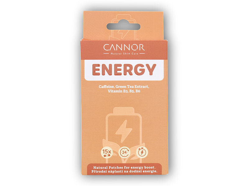 Cannor Přírodní náplasti Energy 15 ks