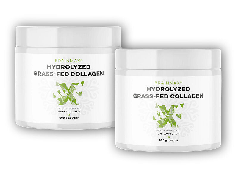 BrainMax 2x Hydrolyzovaný Grassfed Collagen 400g