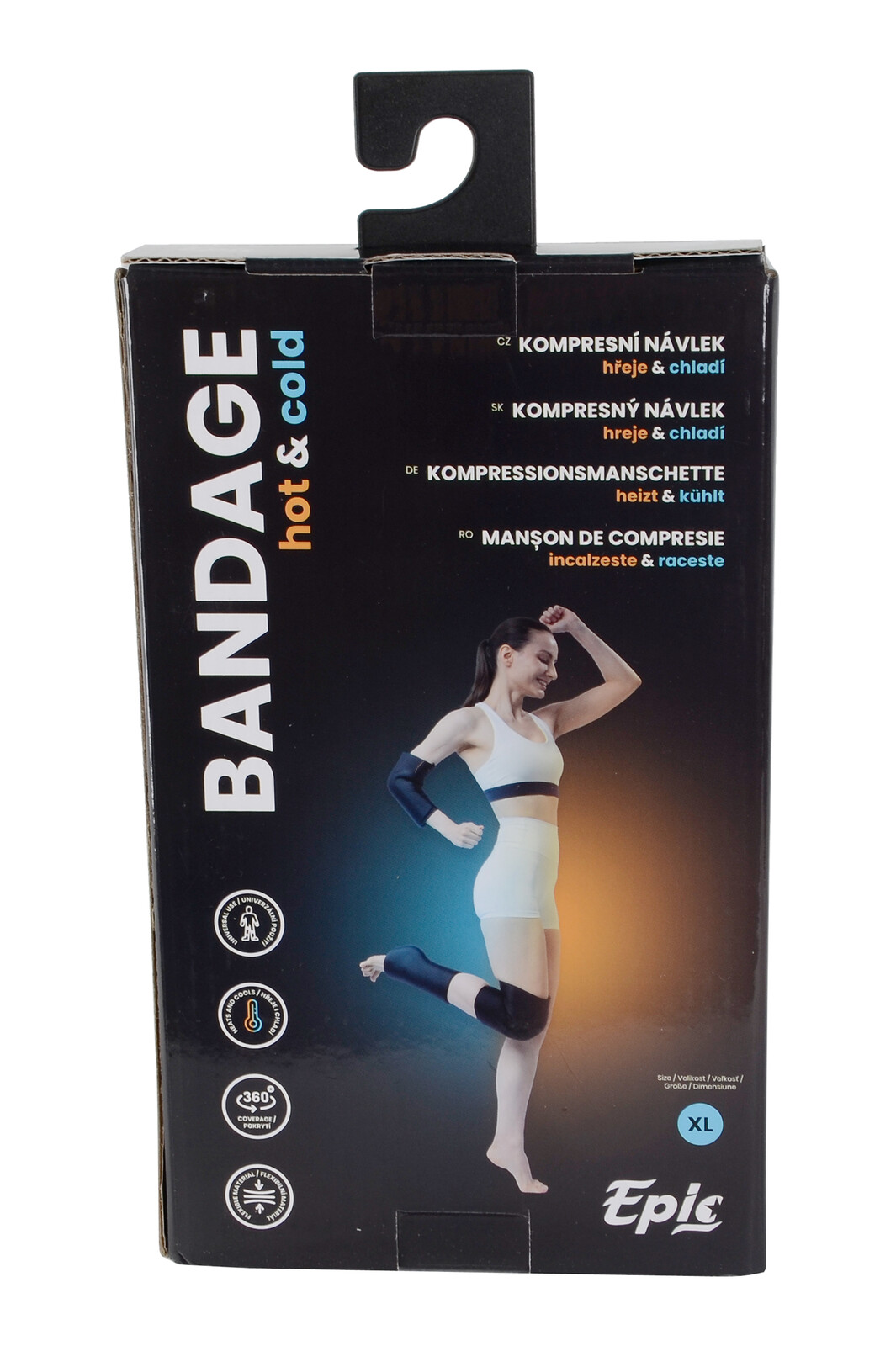 Epicstar - Kompresní návlek hřejivo-chladivý - velikost XL