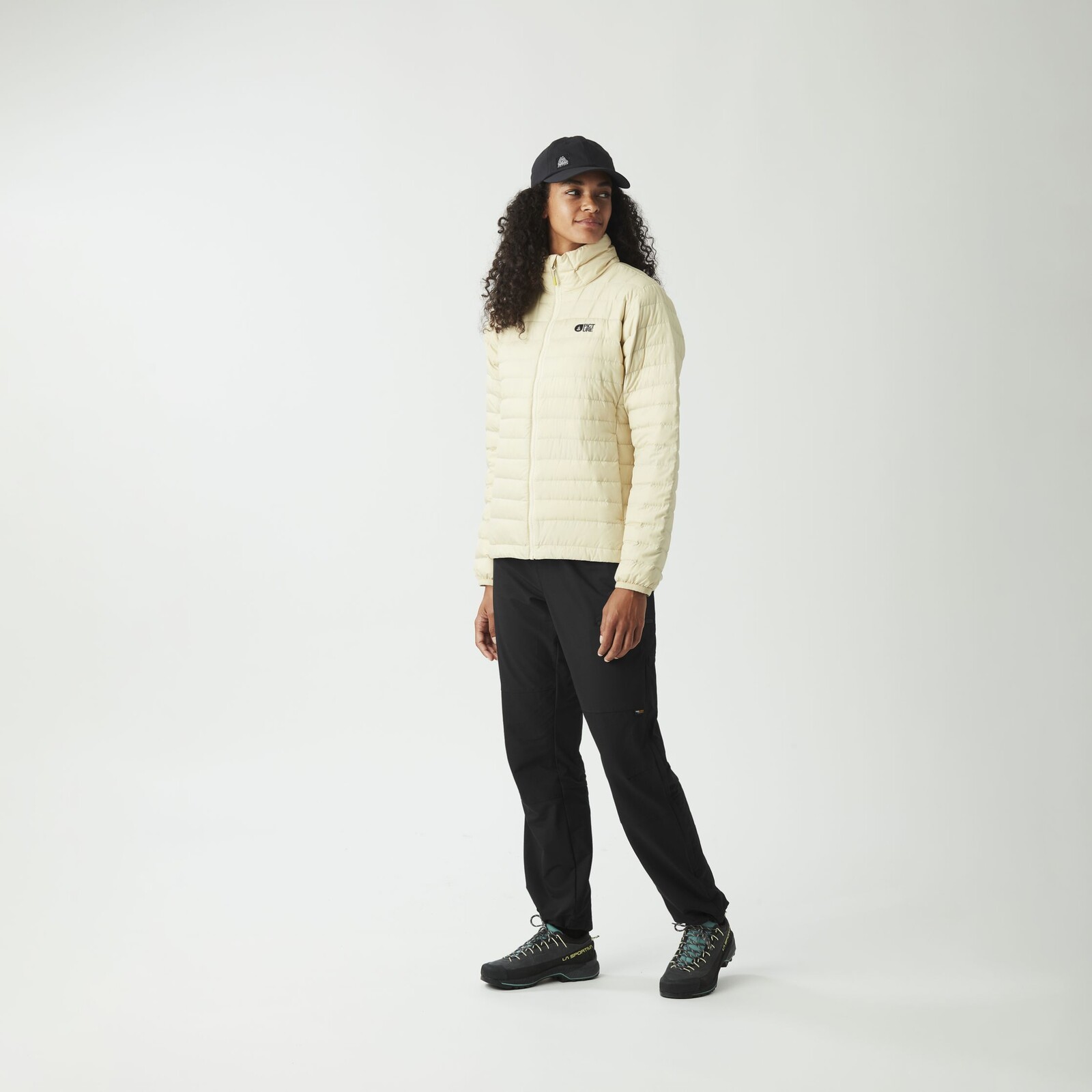 PICTURE Light Puf Down Duck Down, Wood Ash velikost: M