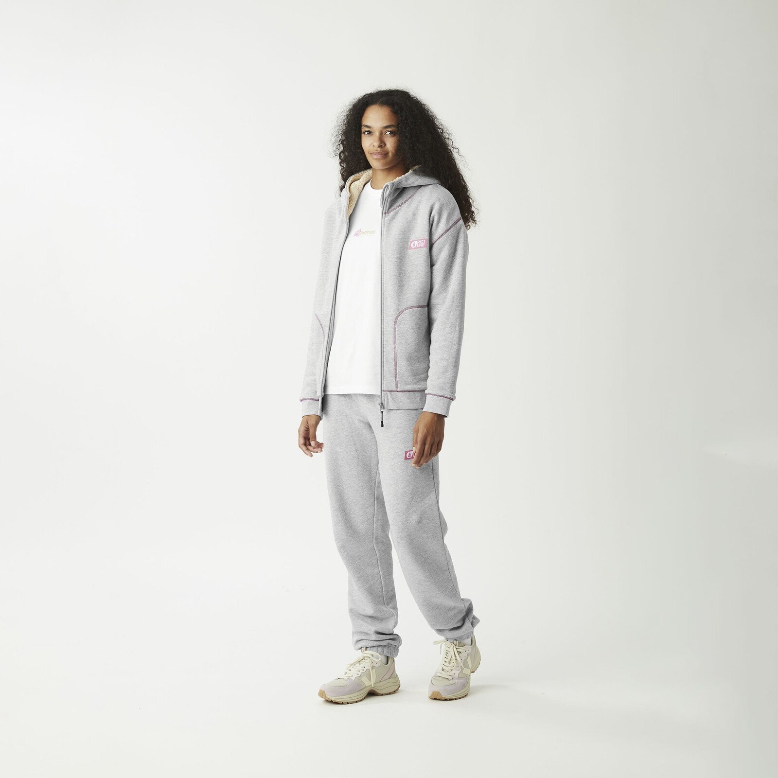 PICTURE Basement Plush, Grey Melange velikost: M