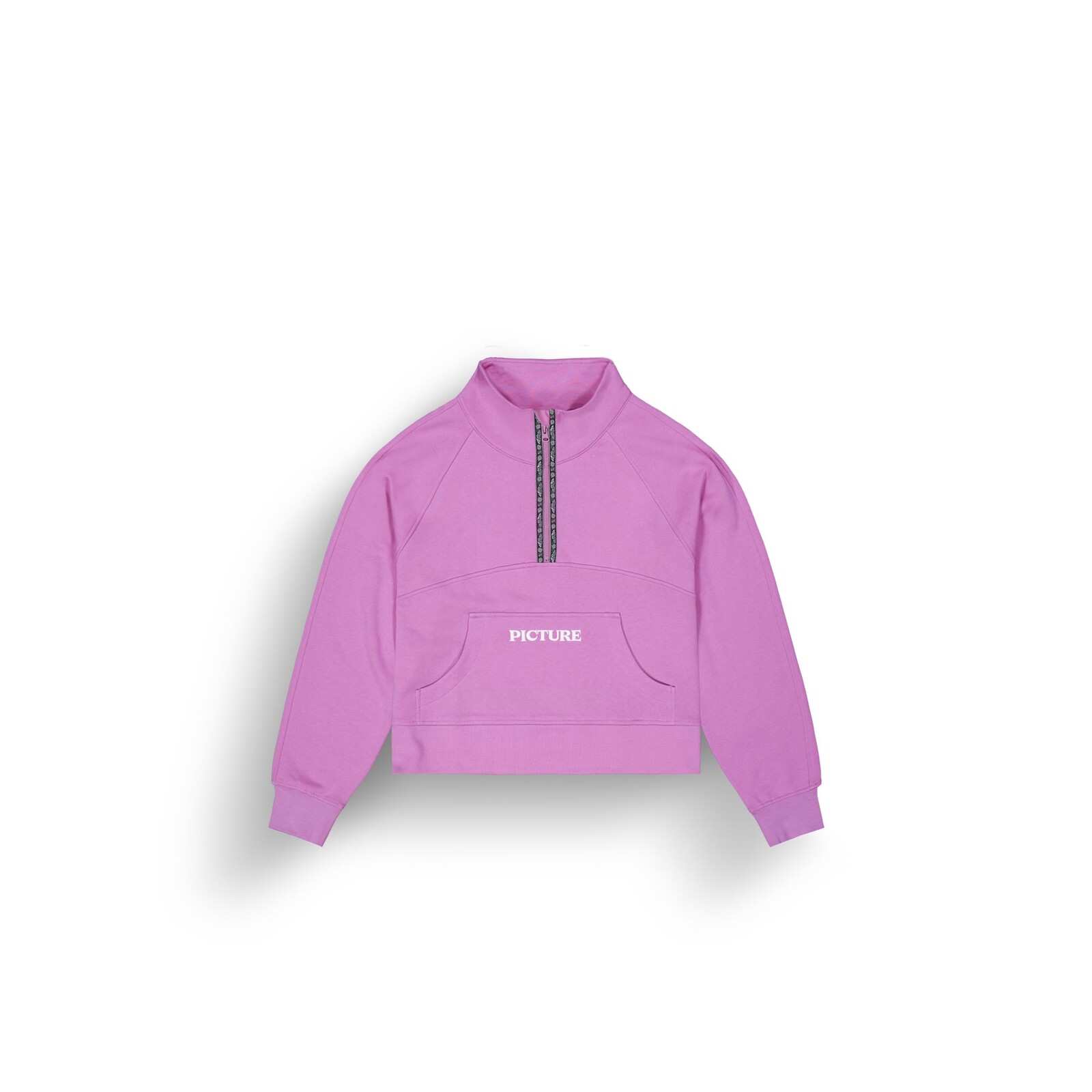 PICTURE Quenda 1/2 Zip, Super Pink velikost: M