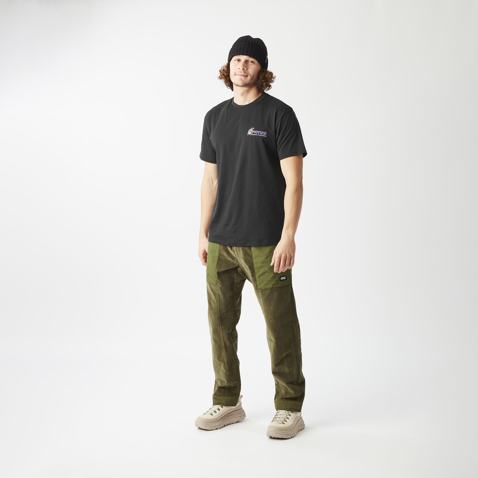 PICTURE Toanah S/S, Black velikost: L