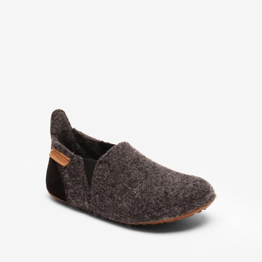 Bisgaard dětská vlněná domácí slip on obuv 11204999 - 74 Velikost: 22