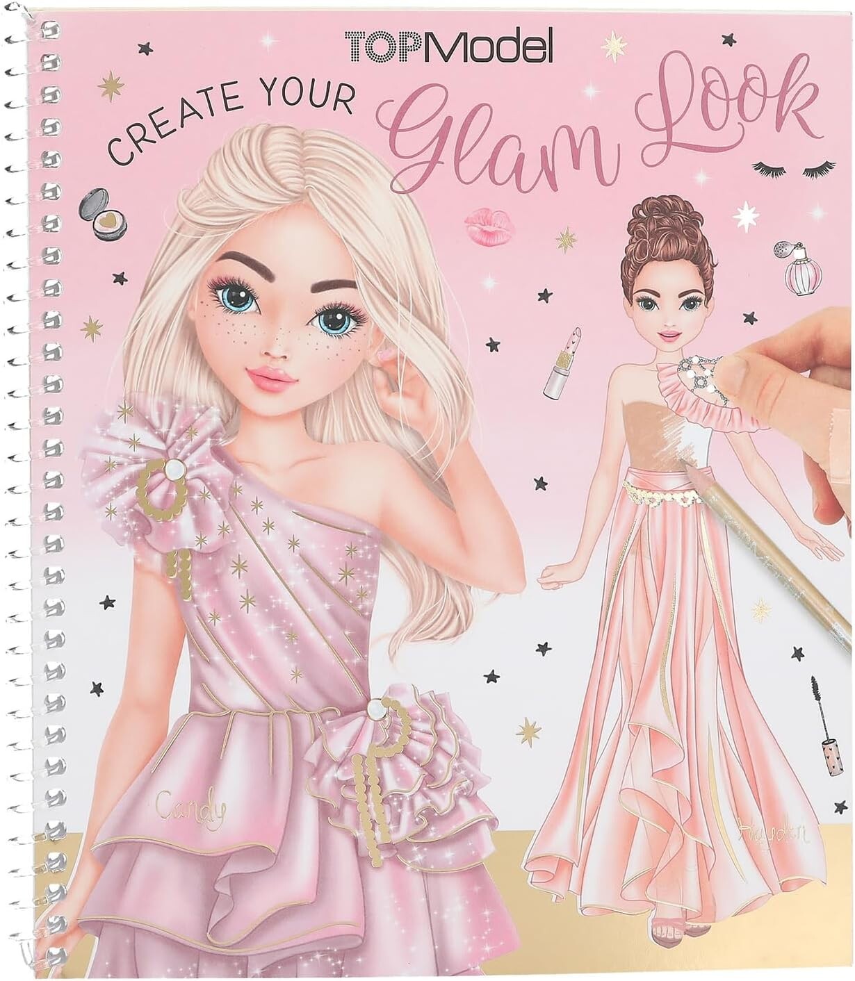 Top model Top model, 13583, Glam Look, kreativní sešit se samolepkami