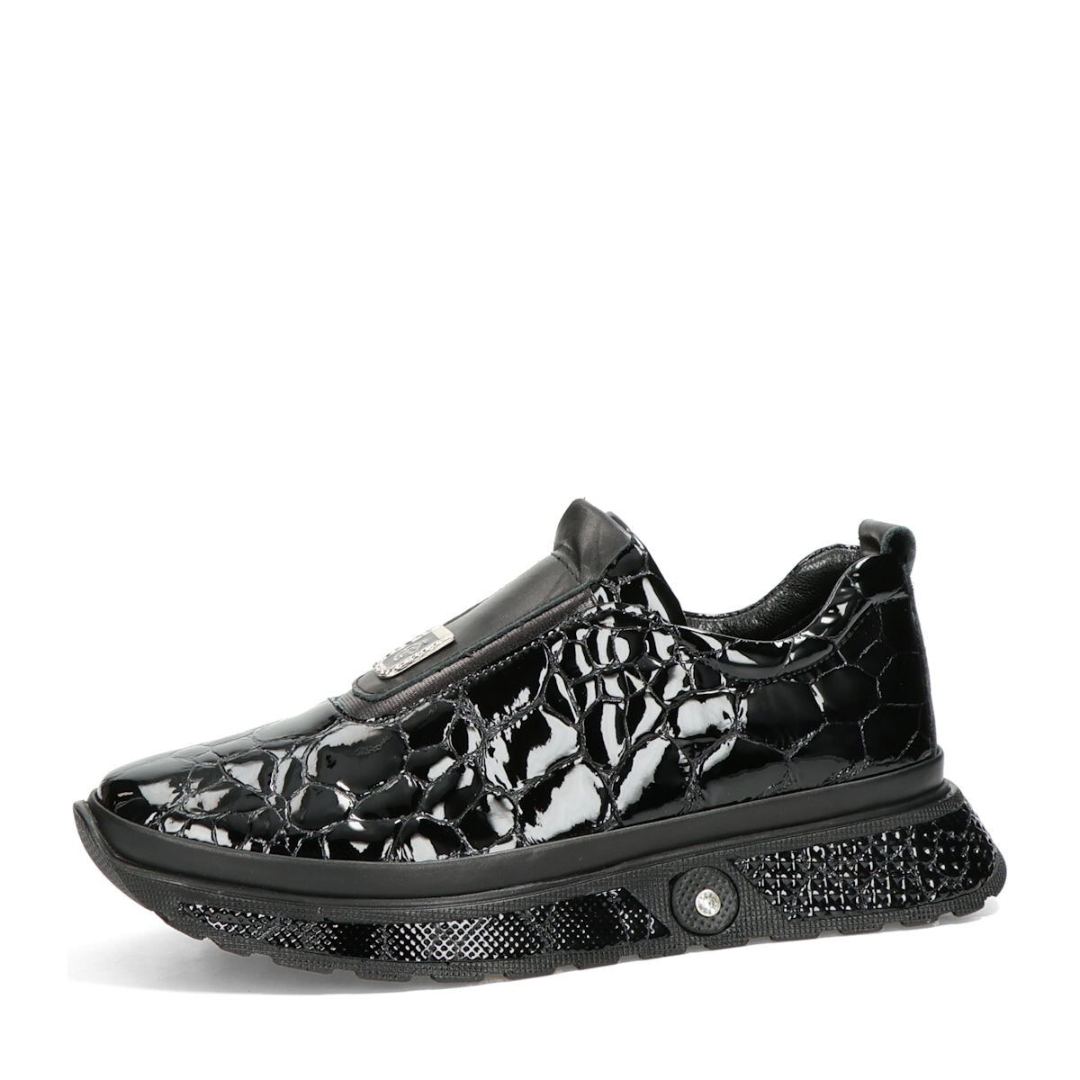 ETIMEĒ dámské kožené tenisky - černé - 37