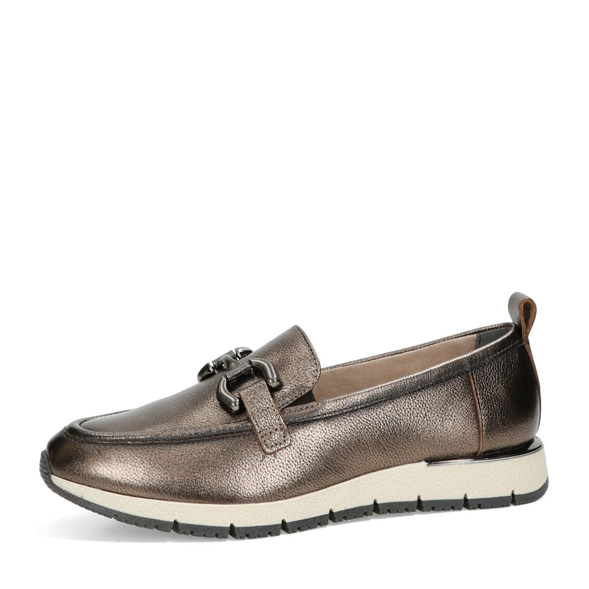 Tamaris dámské kožené polobotky - bronzové - 36