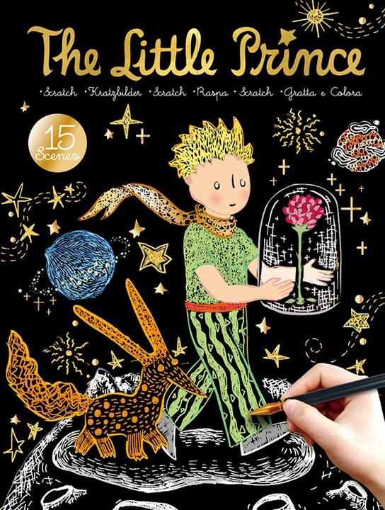 Škrabací obrázky Malý princ