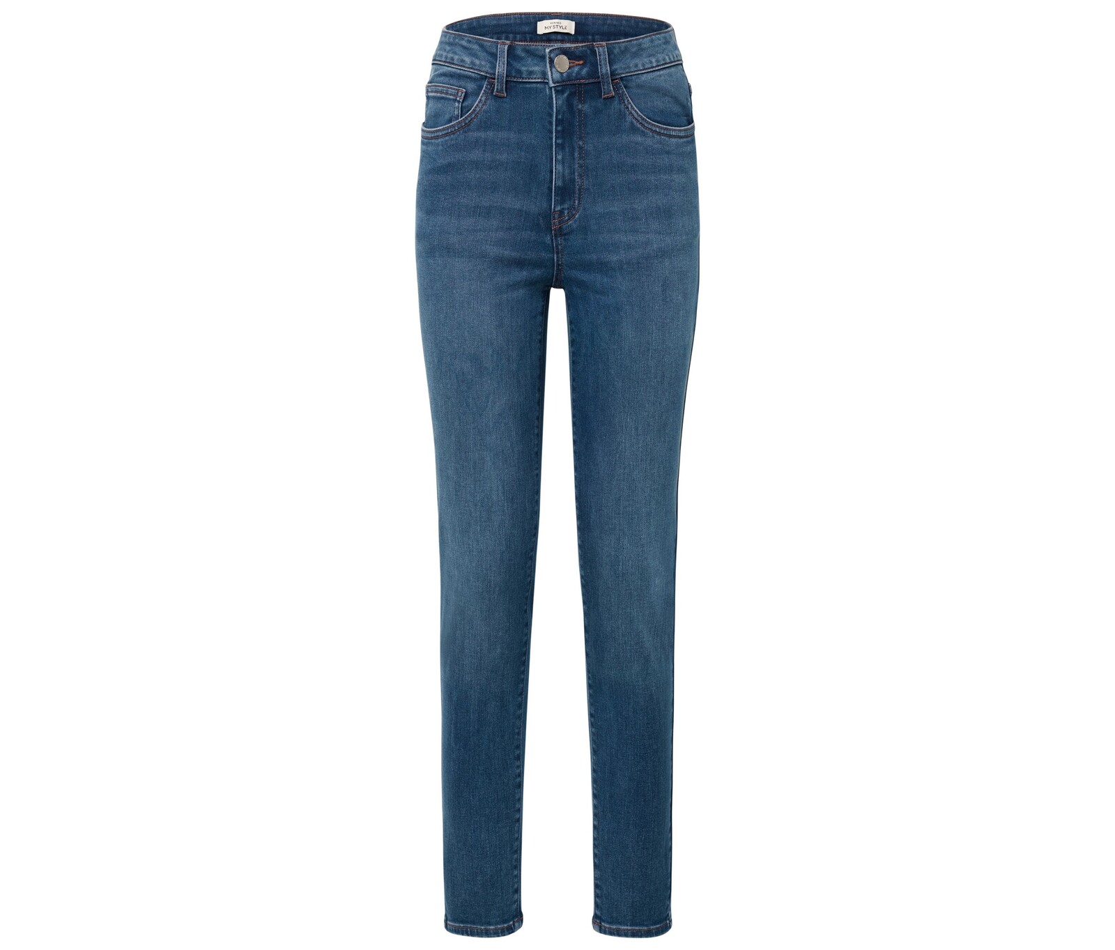 Tchibo - Džíny skinny – střih »Hanna« - pro ženy - vel. 36 - barva: modrá