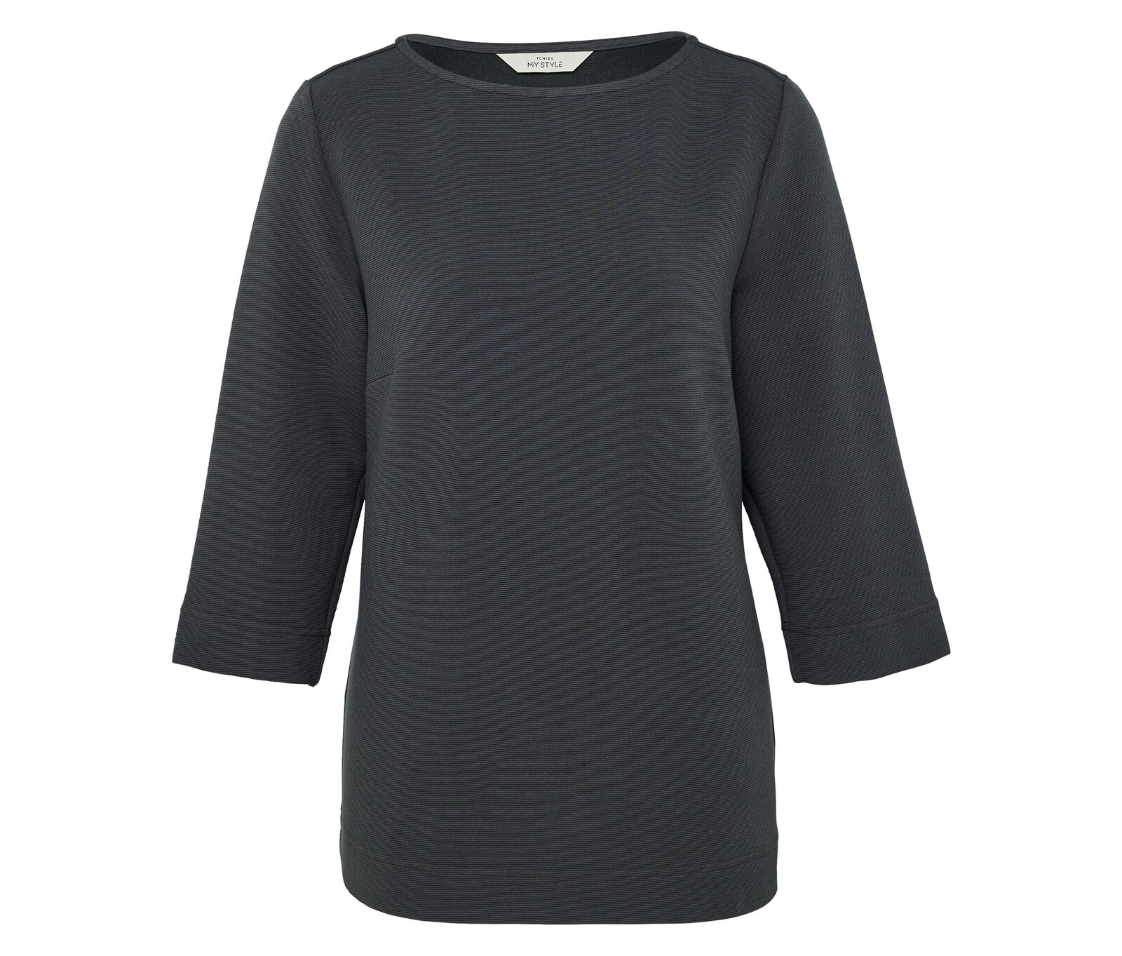 Tchibo - Strukturované triko - pro ženy - vel. L 44/46 - barva: šedá