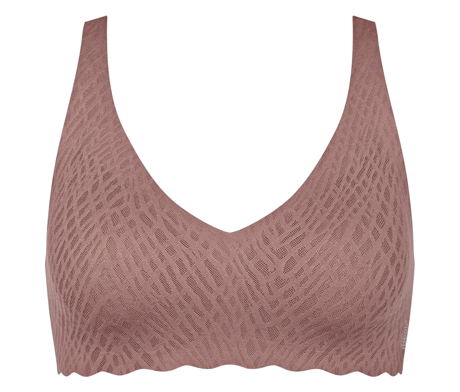 Měkká podprsenka sloggi Zero Feel Bliss Soft Bra - pro ženy - vel. S - barva: růžová/žakár