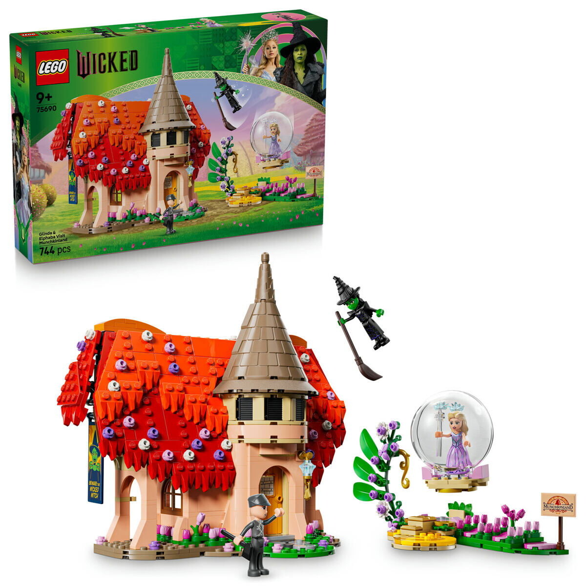 LEGO® Wicked 75690 Glinda a Elphaba a návštěva v Munchkinlandu
