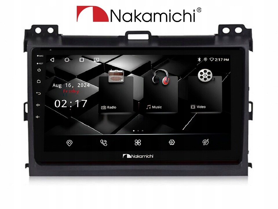 Nakamichi NAM5260 Toyota Prado 120 2004-09 2/32 Android CarPlay Bluetooth