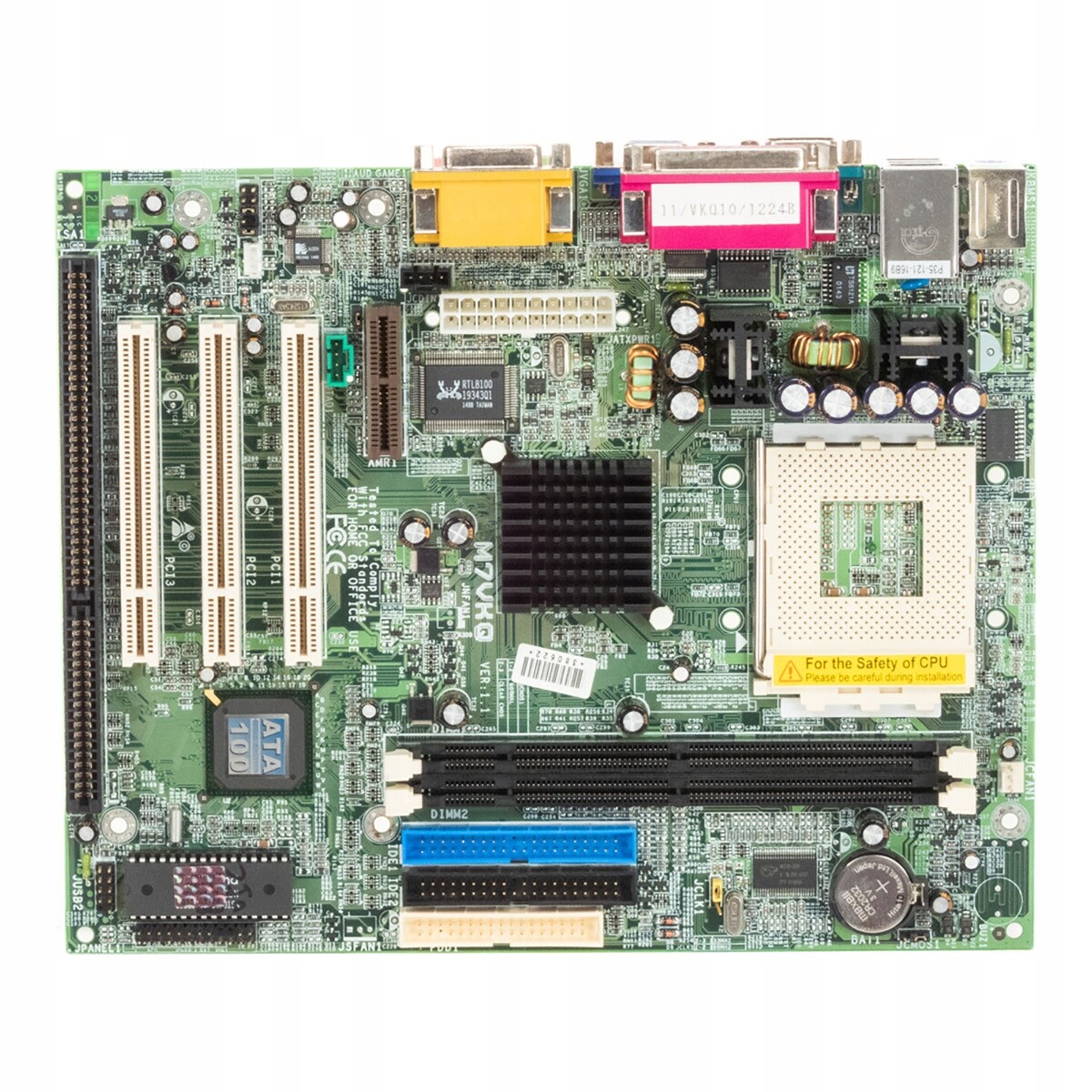 Biostar M7VKQ Socket 462 (a) Sdram Isa Pci Amr mATX