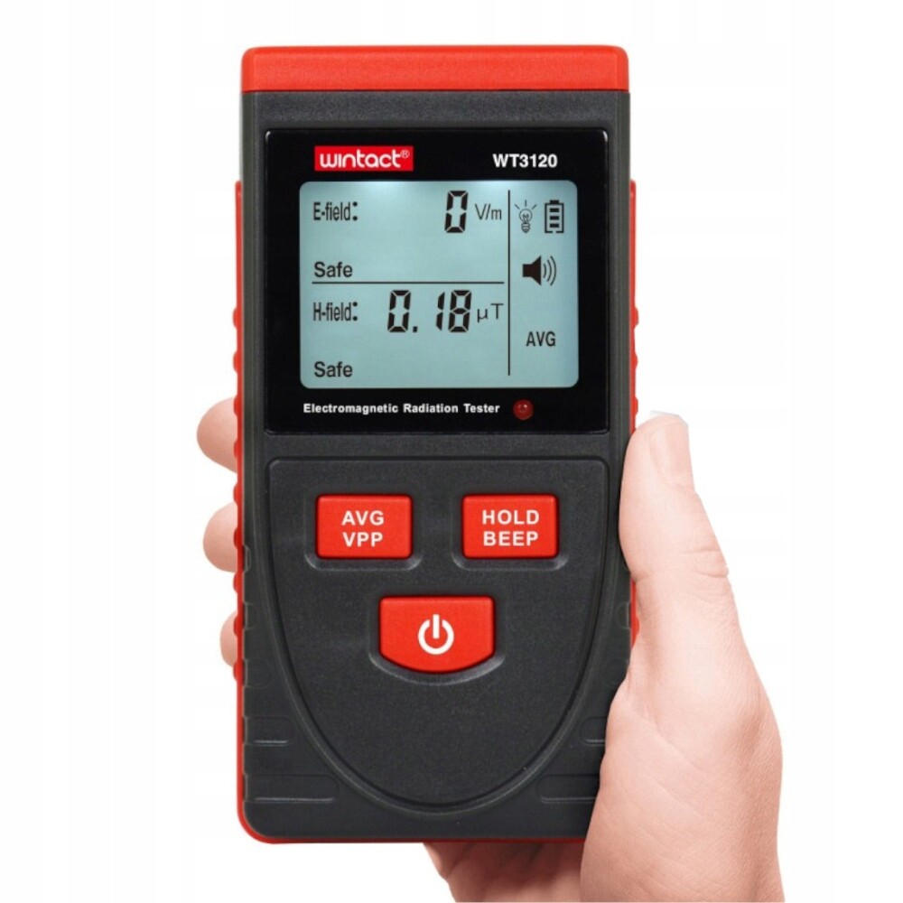 Měřič Elektromagnetického Pole Wintact WT3120 9V