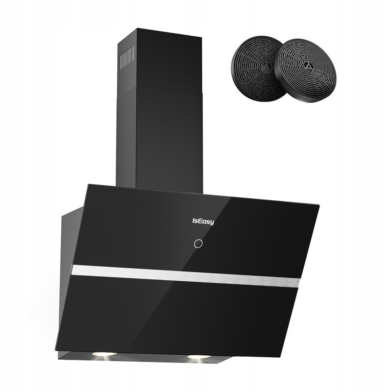 Kuchyňský odsavač par Iseasy Tv5290d4-cc-i2 Komínový s osvětlením, dotykový panel