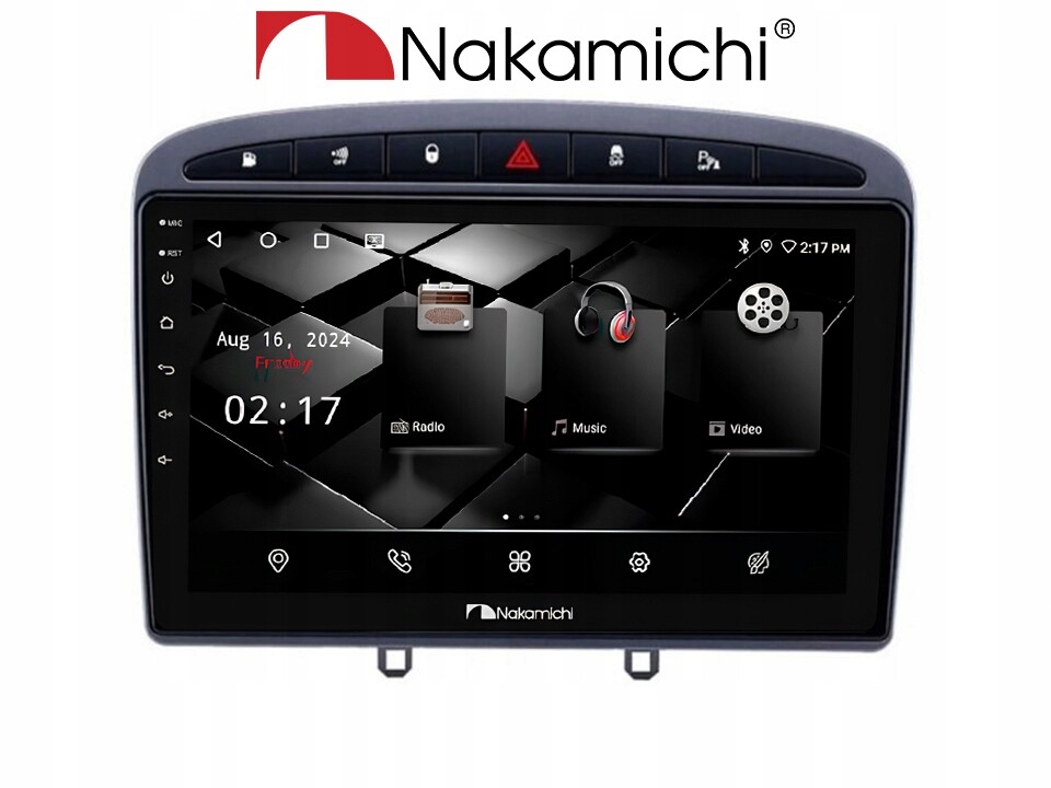 Nakamichi NAM5260 Peugeot 308 408 07-13 2/32 Android, CarPlay, Bluetooth