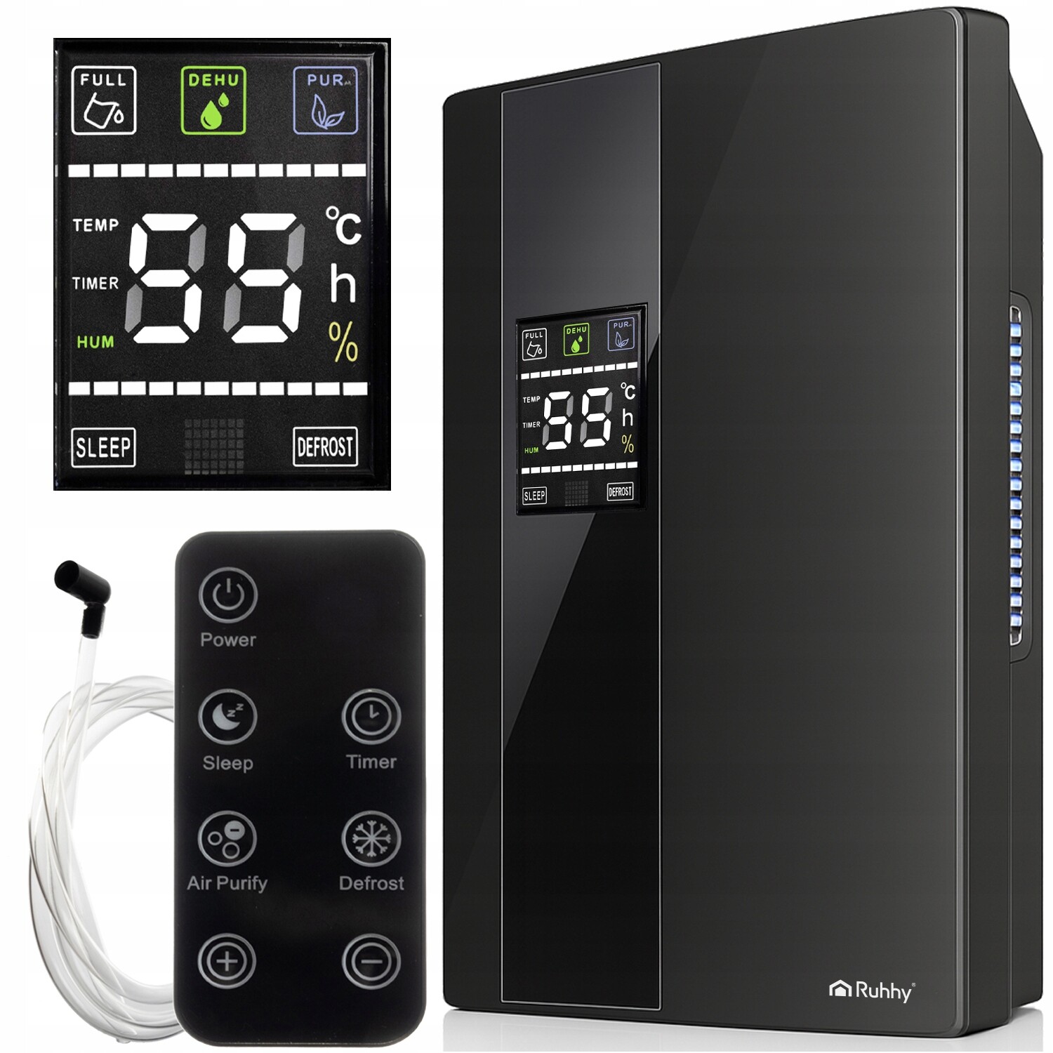 Odvlhčovač vzduchu Pohlcovač vlhkosti Silný Uv čistič TiO2 Pilot