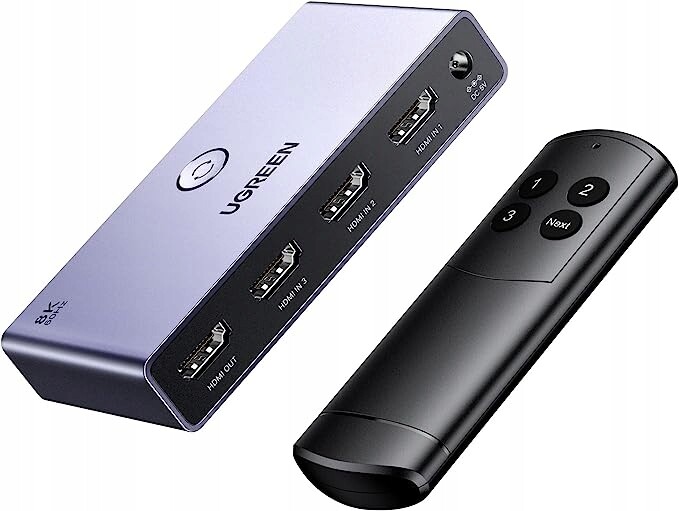 Ugreen Hdmi 2.1 Přepínač 8K 3x1 Vrr Hdr Dolby Pilot PS5, Xbox, Apple Tv