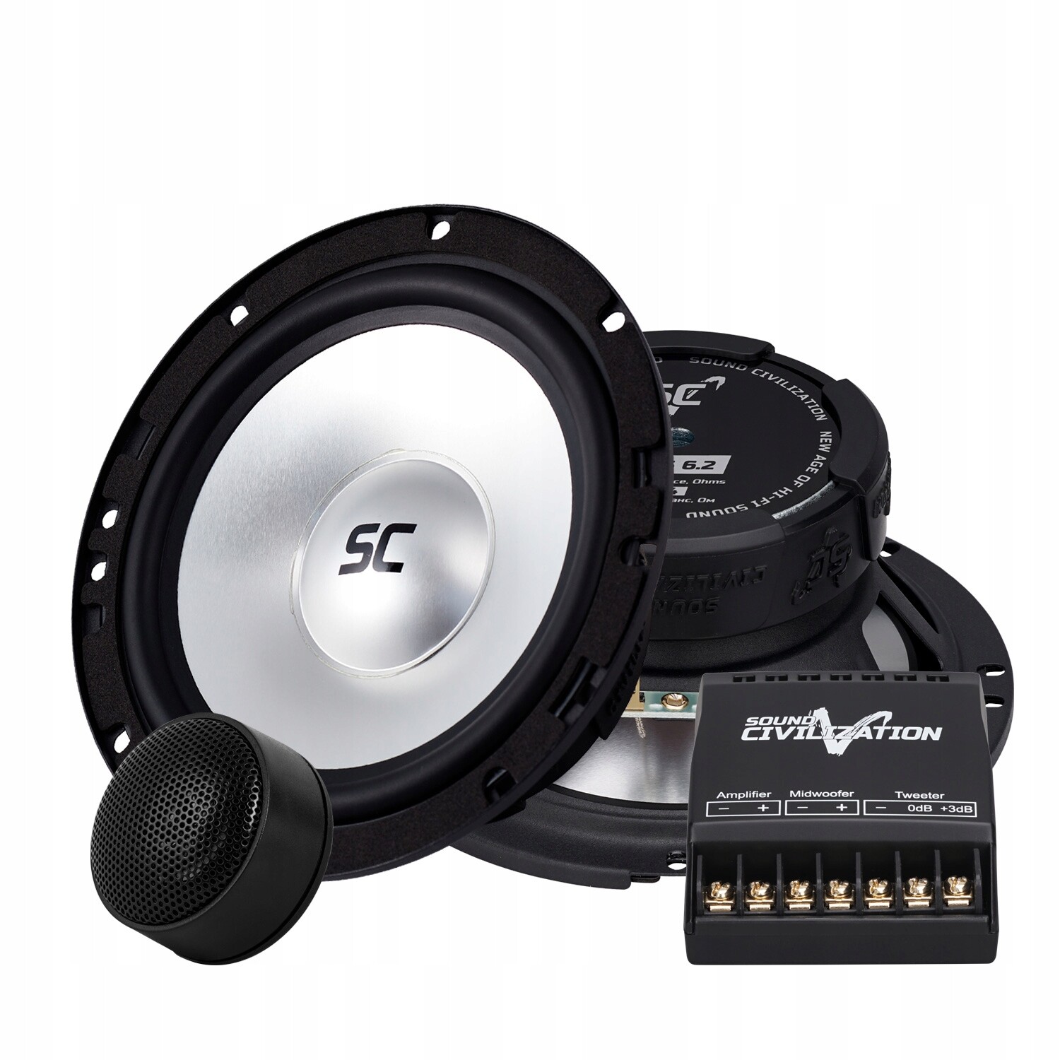 Dvoupásmové reproduktory do auta Kicx Als 6.2