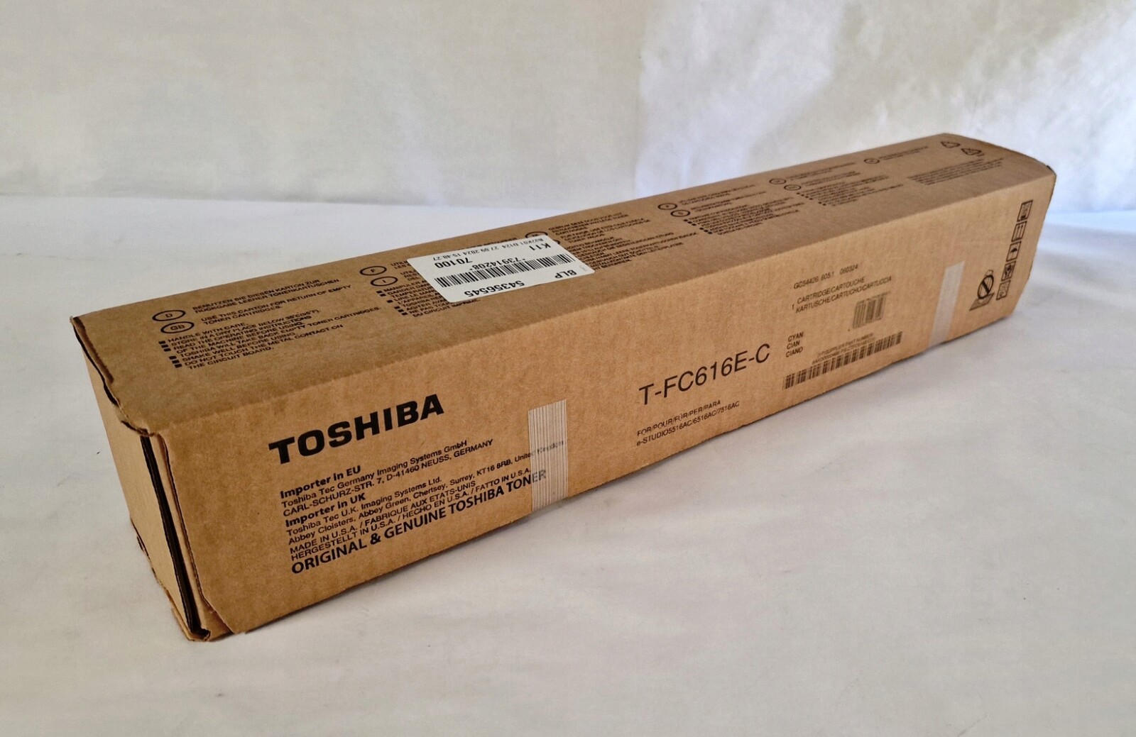 Toner T-FC616EC Toshiba E-Studio 5516AC Cyan