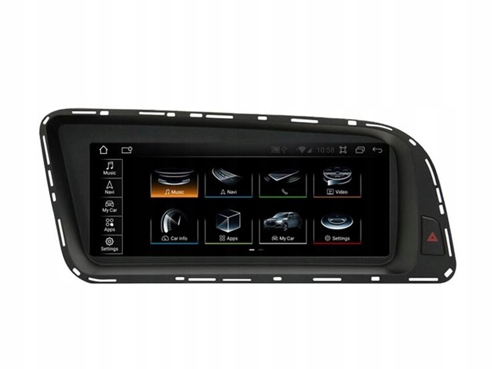 Premium Android rádio Audi Q5 10.25 2009-16 4/32 CarPlay Android Auto 8core