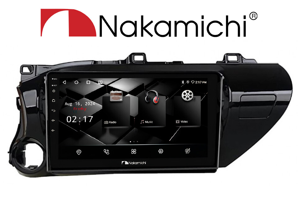 Nakamichi NAM5260 Toyota Revo Hilux 16-19 2/32 Android CarPlay Bluetooth