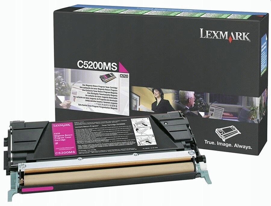 Toner Lexmark toner C5200MS červený (magenta)