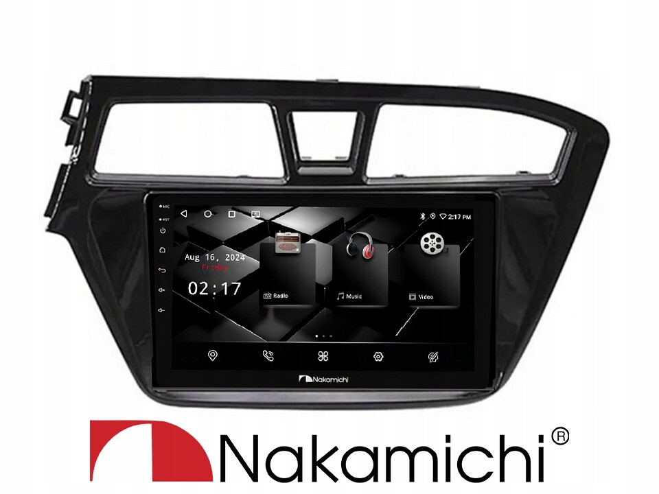 Nakamichi NAM5260 Hyundai I20 2014-2015 2/32 Android, CarPlay, Bluetooth