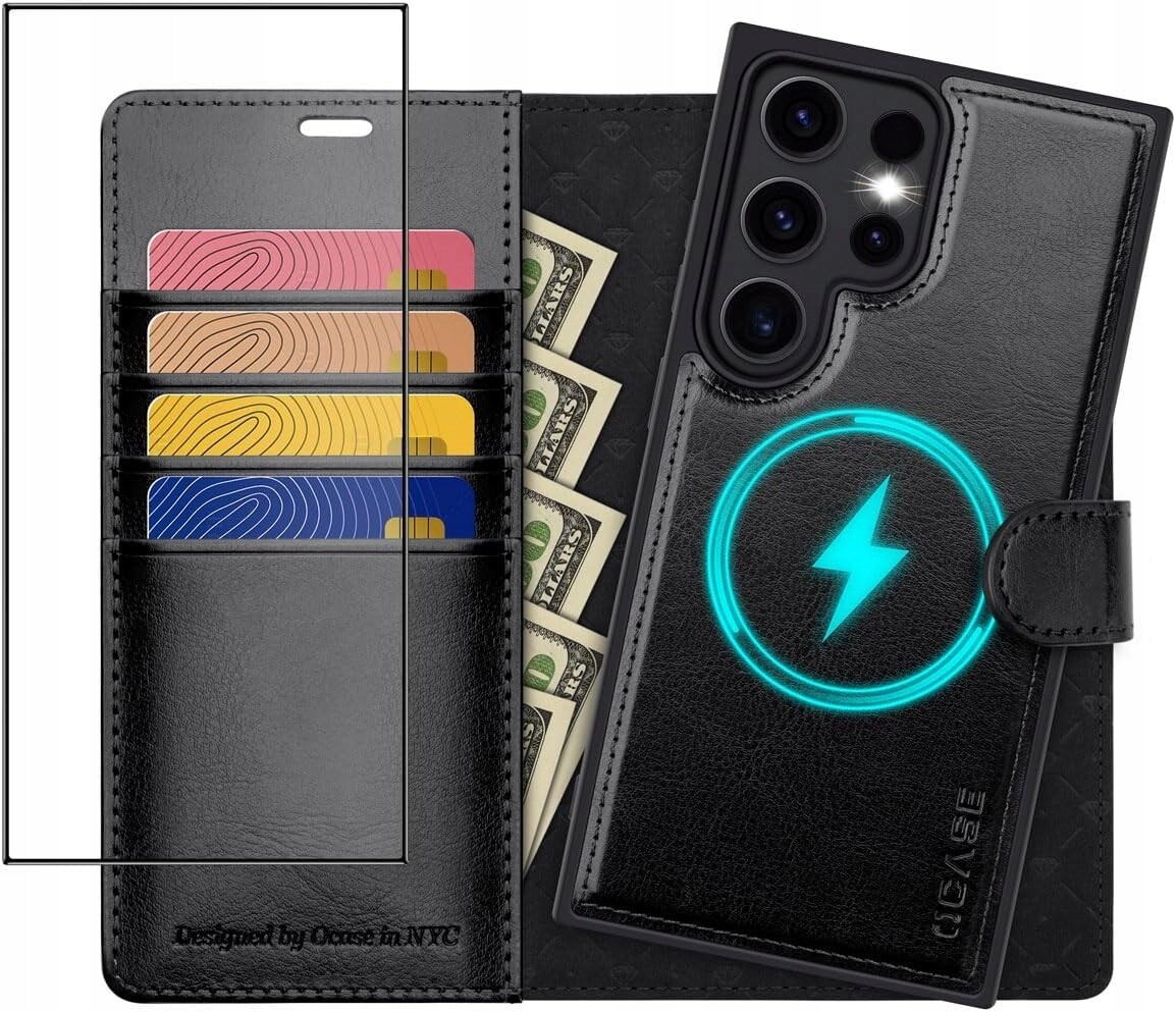 Ocase pouzdro pro Samsung Galaxy S24 Ultra Rfid 2v1, černé