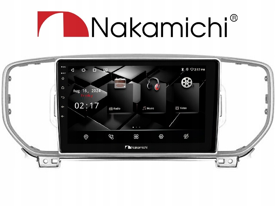 Nakamichi NAM5260 Kia Sportage KX5 15-18 2/32 Android, CarPlay, Bluetooth