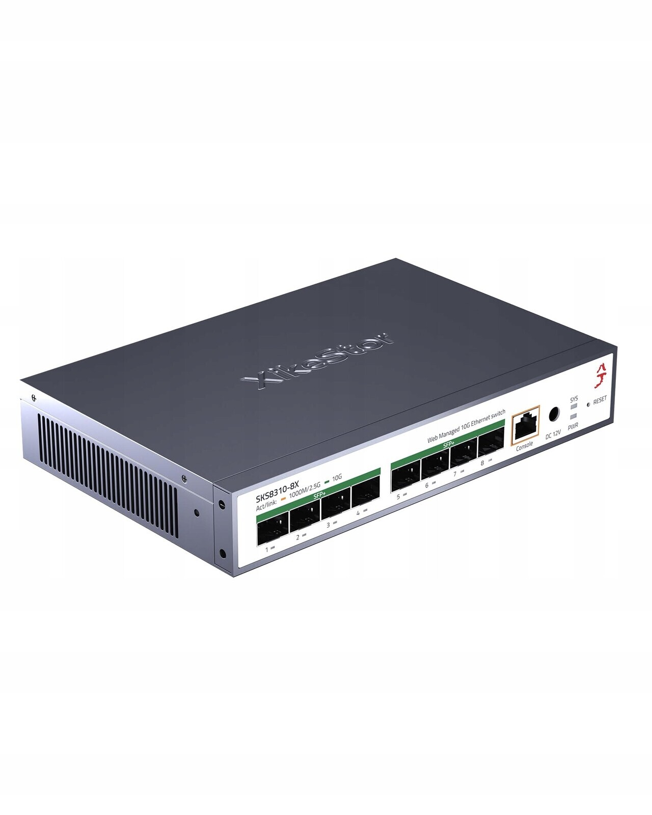 XikeStor 8-portový 10G Sfp+ přepínač L3,