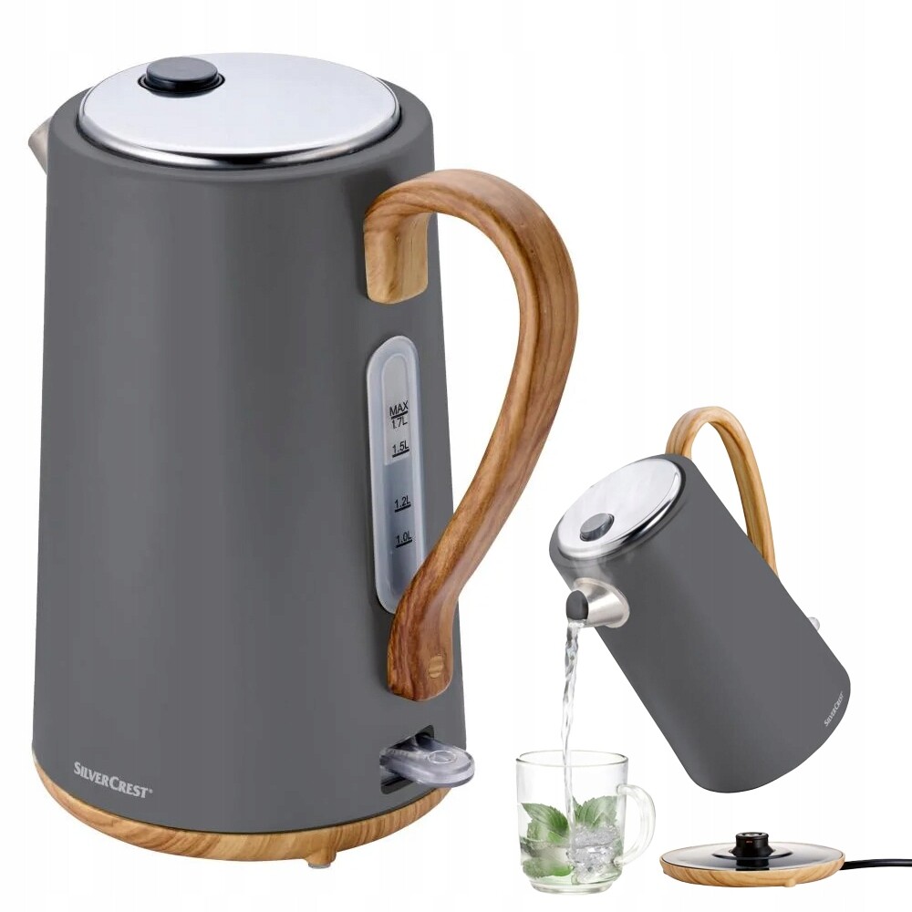 Elektrická Konvice Silvercrest Swkh 300 B2 472517 1,7 L 3100 W Šedá