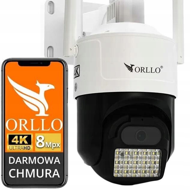 Ip kamera Orllo Z17 Ultra 4K venkovní otočná Gsm na Sim kartu