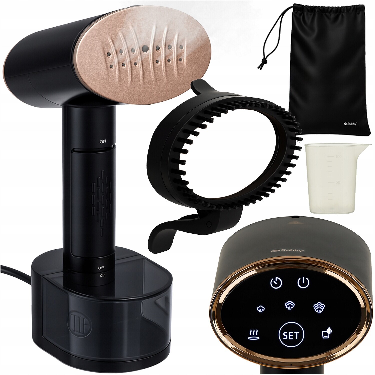 Parní napařovač oděvů Žehlička Parní parní parník 3 režimy Displej 2000W