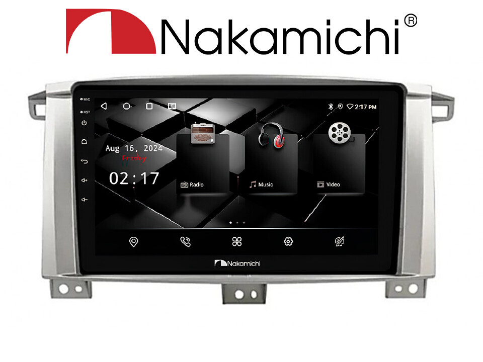 Nakamichi NAM5260 Land Cruiser 100 2003-08 32. února Android CarPlay Bluetooth