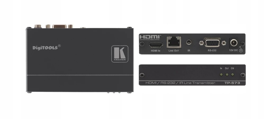 Kramer TP-573 vysílač Hdmi Cat s infračerveným zářením RS232 1xHDMI 1x Cat RS-232