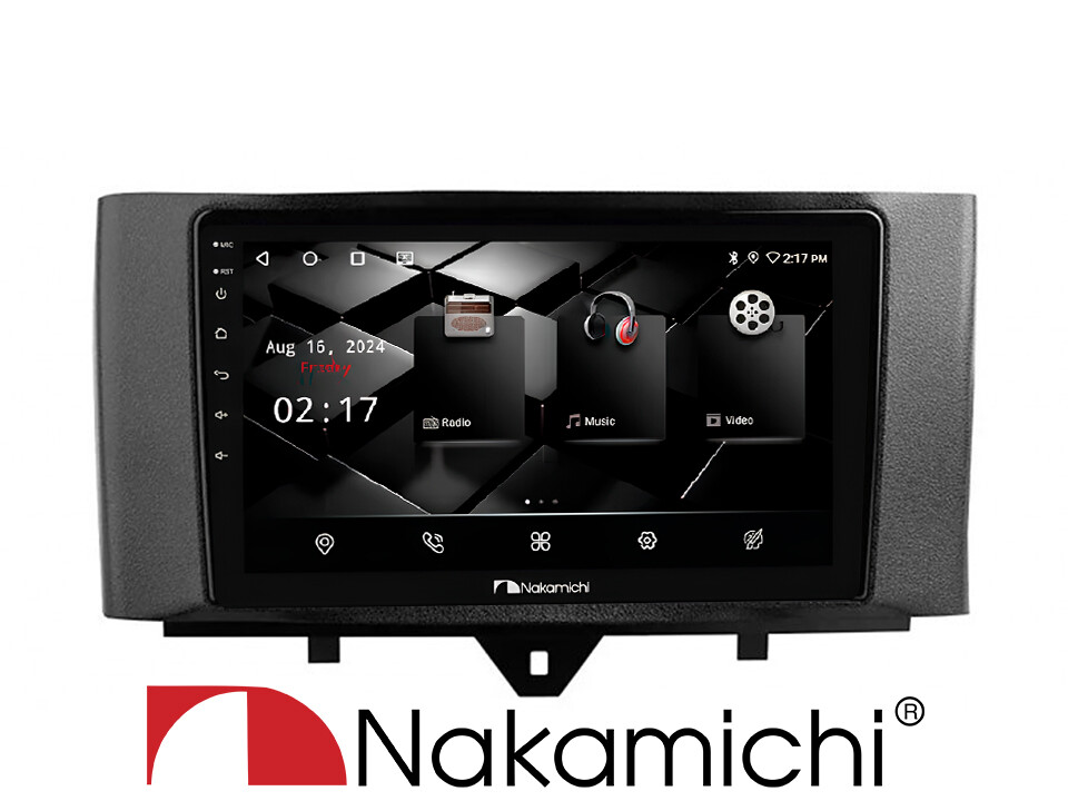 Nakamichi NAM5260 Benz Smart Fortwo 2/32 Android, CarPlay, Bluetooth, Gps